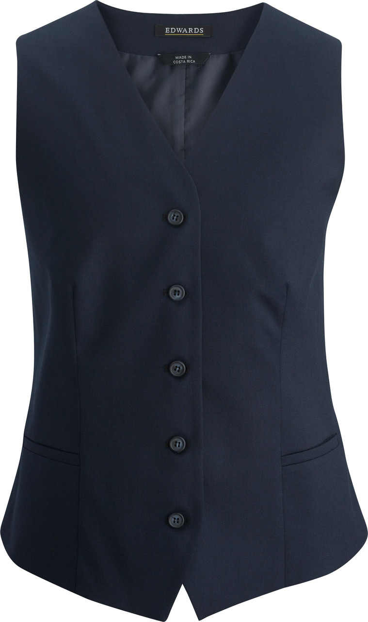 ベスト・ジレ REV THE SMITH WOOL OVERSIZE WAISTCOAT Washable Wool Blend Vest | WaitStuff Uniforms