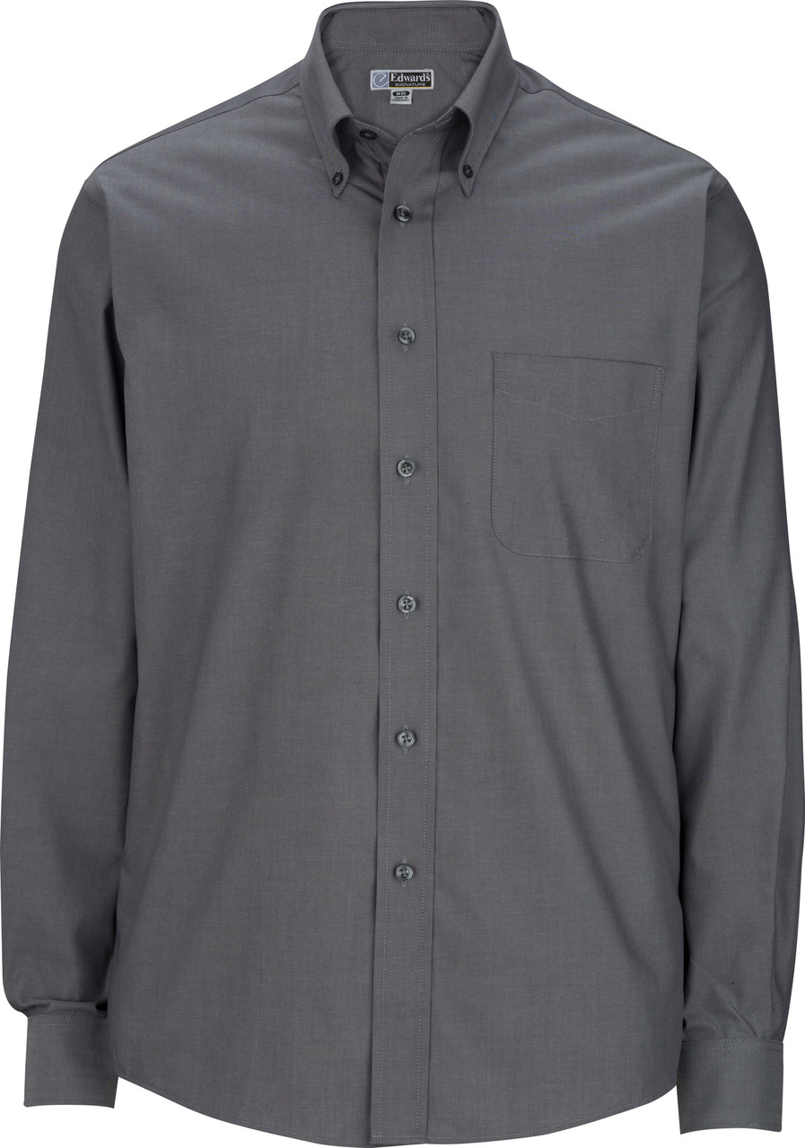 Men's Long Sleeve Wrinkle Free Oxford