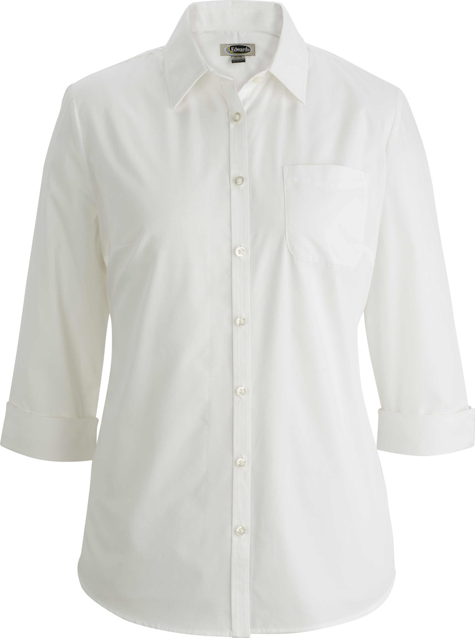 Ladies Essential Broadcloth Shirt in 3 Sleeve Lengths