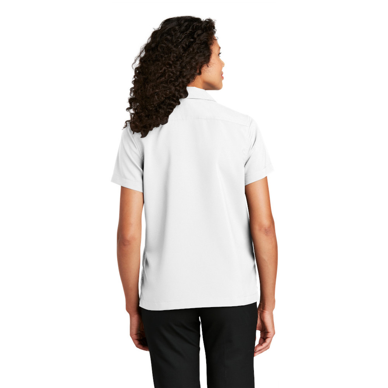 Ladies Short Sleeve Performance Shirt | Stain and Wrinkle Resistant