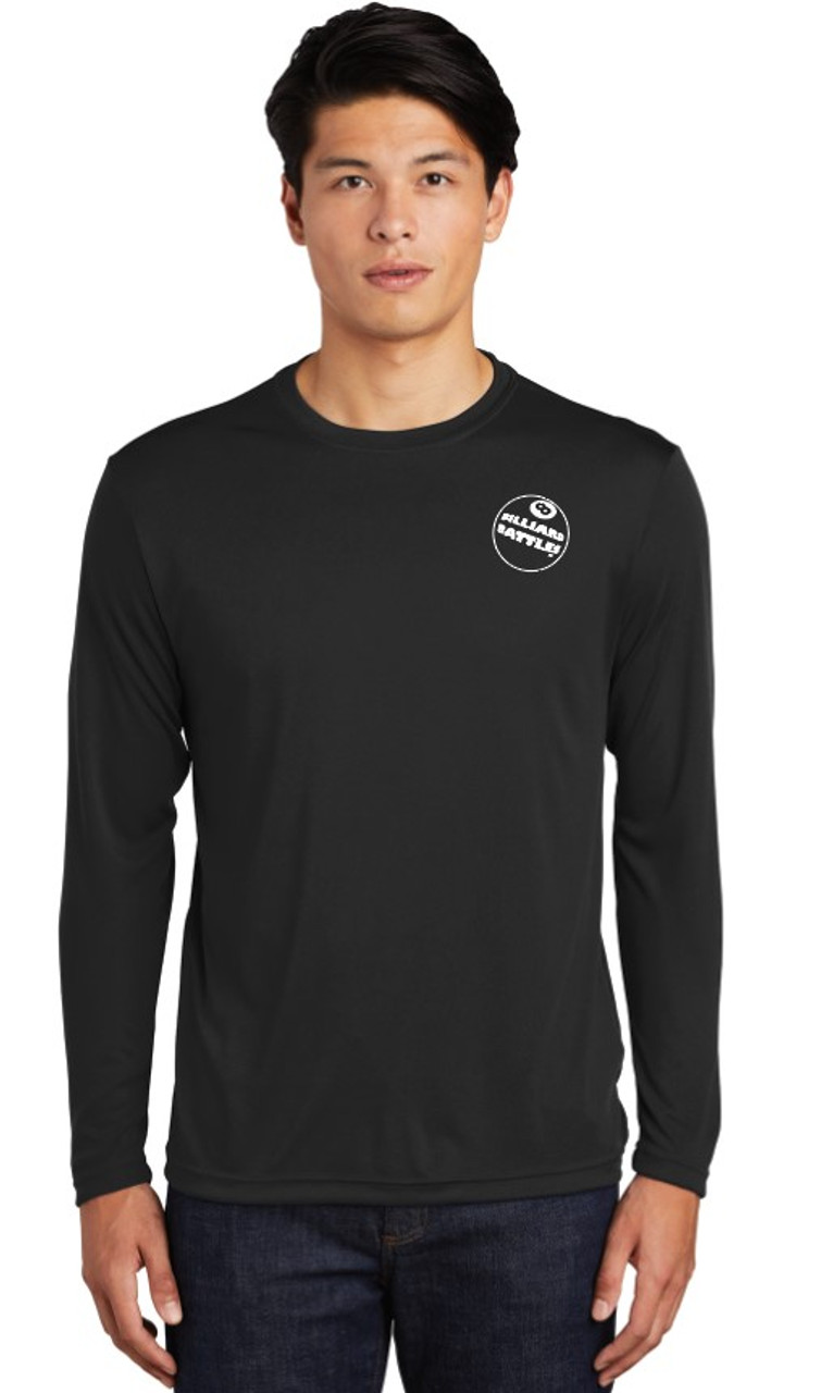 Billiard Battles™ Men's Long Sleeve Performance Tee