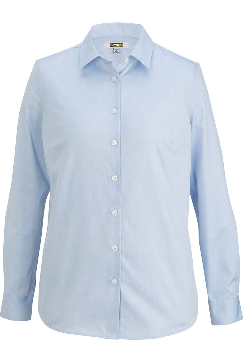 LADIES' OXFORD WRINKLE-FREE SHIRT