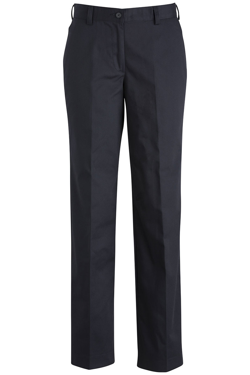 Ladies Utility Chino Flat Front Pant