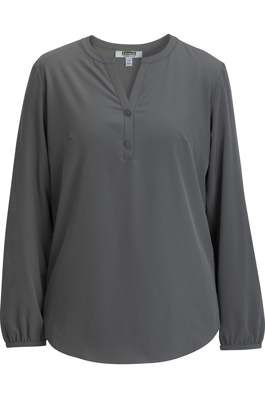 Women's Open V-Neck Blouse