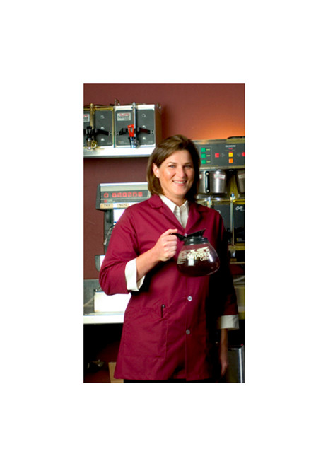 Women's fitted smock jacket