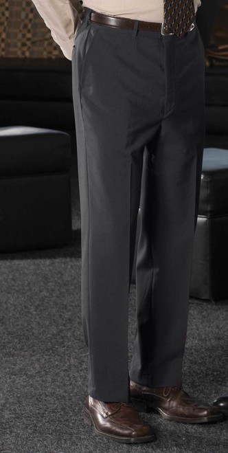 Chocolate Solid Polyester Viscose Spandex Men Slim Fit Formal Trousers -  Selling Fast at Pantaloons.com