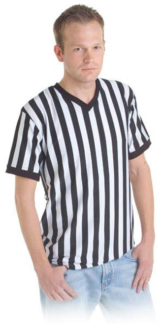 Men's referee style shirt for a sports bar or special event Men's referee style shirt for a sports bar or special event
