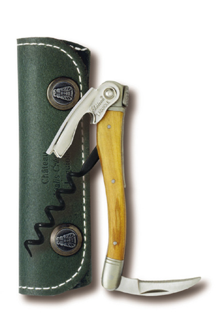 Chateau Laguiole Waiter's Corkscrew - Olive Wood