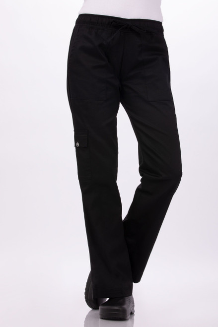 Black chef pants for her Black chef pants for her