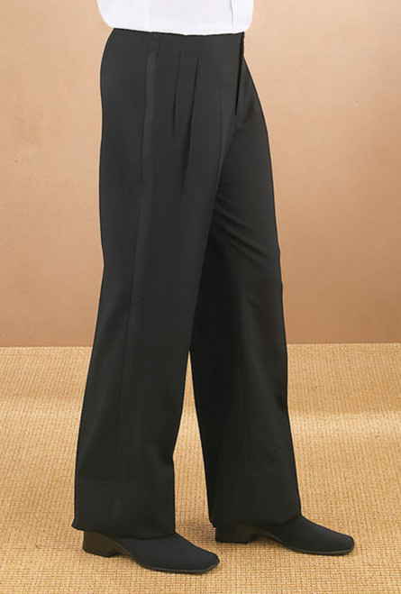 Chefwear Womens Flat Front Server Pants, Black, ADULT - 20 Waist