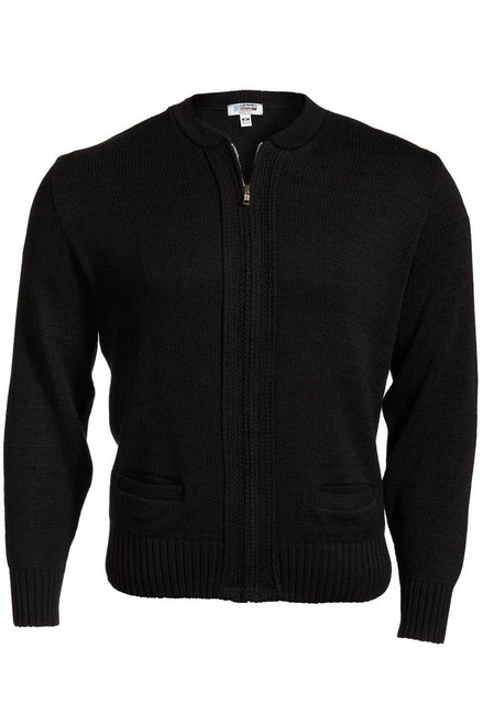 Heavyweight Acrylic Sweater | Full Zip | WaitStuff Uniforms