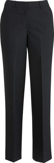 Buy Women Black Regular Fit Solid Casual Trousers Online - 654832 | Allen  Solly