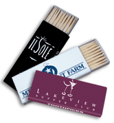 Matchboxes are great for adding a company logo to!