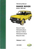 Range Rover Models 1986 - 1994 Workshop Manual (2 Volume Set)