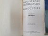 Two-Stroke Motor Cycles and AutoCycles (by The Staff of The Motorcycle, Hardcover, 1945)