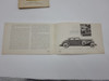 Duesenberg Model-J Owner's Instruction Book (1951 Reprint) with Catalogue (1953 Reprint)