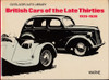 British Cars of Late Thirties 1935-1939 (Vanderveen, Bart H.)