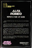 Alfa Romeo Repair &amp; Tune-Up Guide