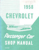 Chevrolet Passenger Car Workshop Manual 1958