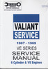 Valiant VE 1967 - 1969 Workshop Manual (9781876257057)