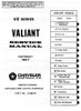 Valiant VE 1967 - 1969 Workshop Manual