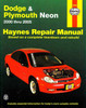 Dodge and Plymouth Neon 2000 - 2005 Workshop Manual