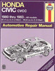 Honda Civic CVCC 1980 - 1983 Workshop Manual