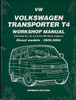 Volkswagen Transporter T4 2000 Onwards Workshop Manual