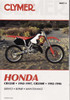 Honda CR125R and CR250R 1992 - 1997 Workshop Manual