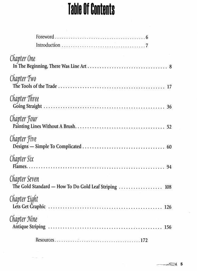 Herb Martinez's Guide to Pinstripping