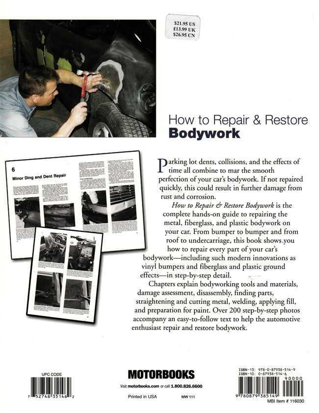 How To Repair & Restore Bodywork