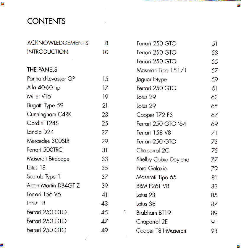 Racing Colours: Motor Racing Compositions 1908 - 2009