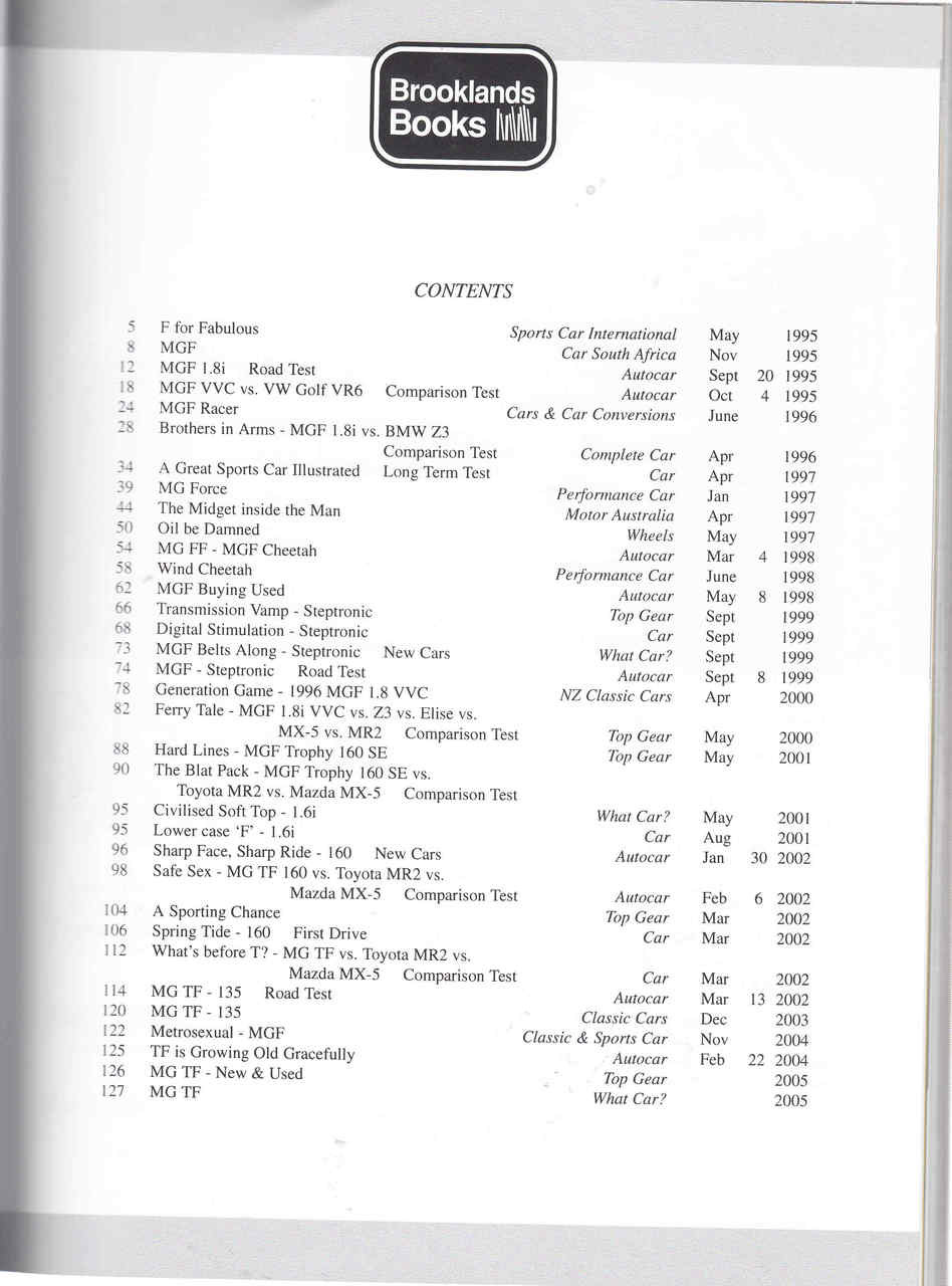 8b7426 Mg F Mgf Roadster 1997 2002 Workshop Service Repair Manuals