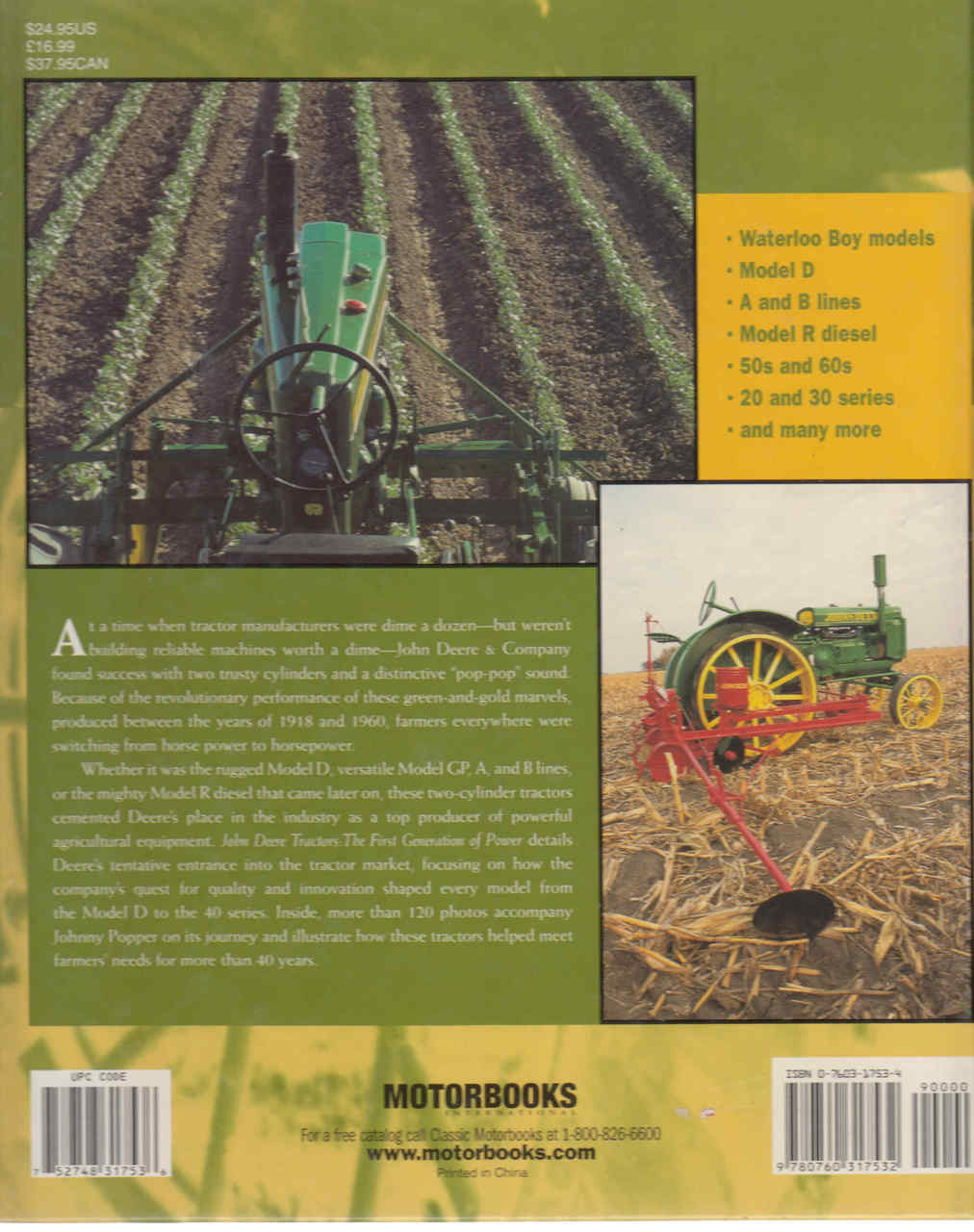 John Deere Tractors - The First Generation Of Power - Automoto