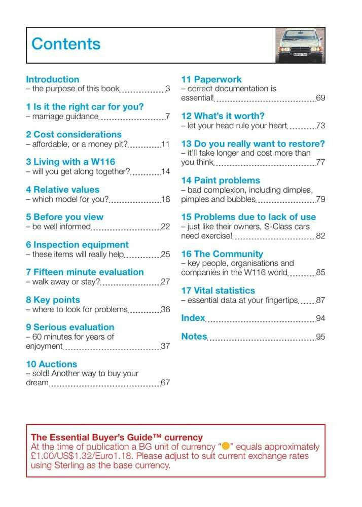 Mercedes Benz S-Class 1972-1980 (W116) - The Essential Buyers