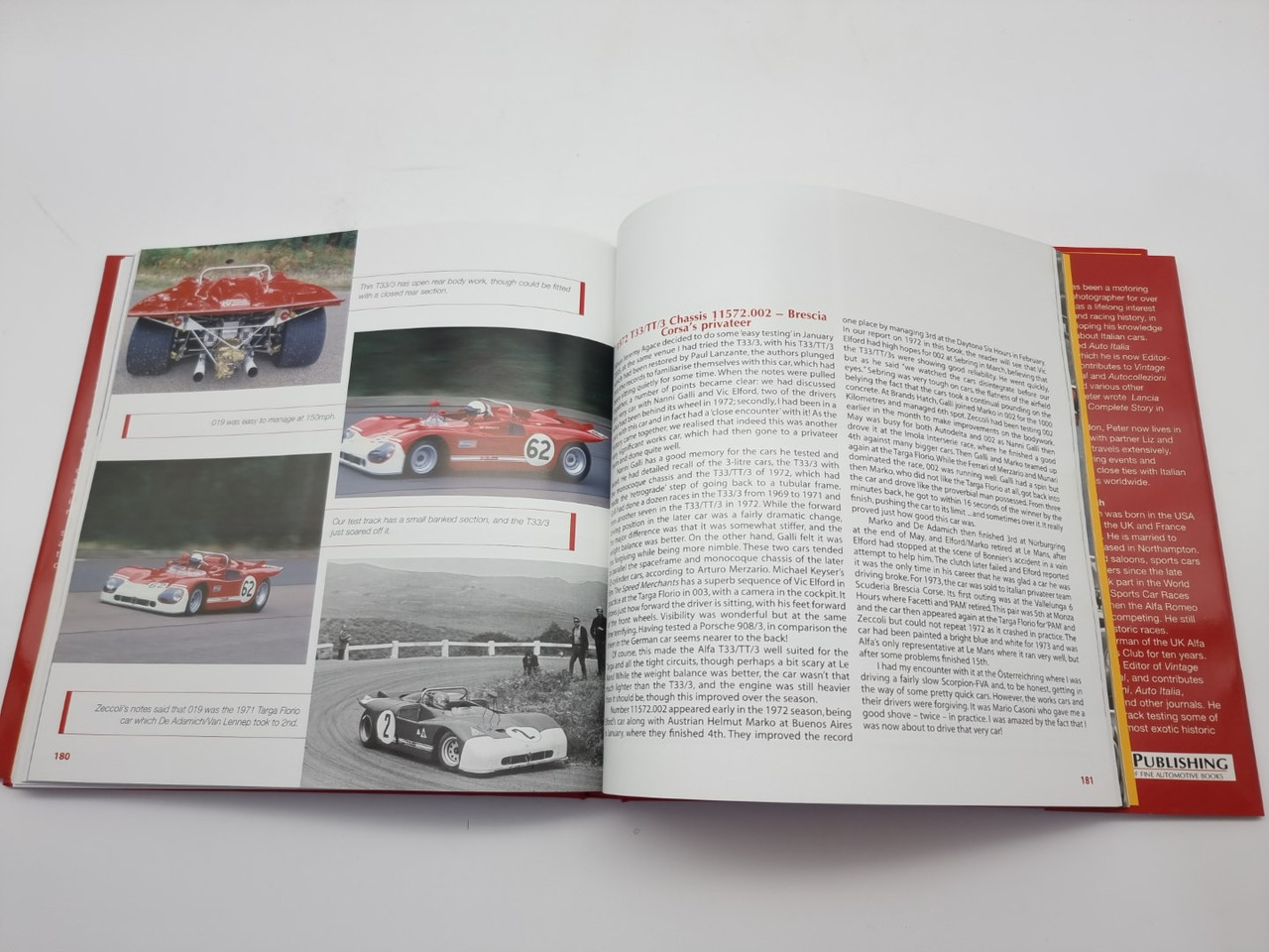 Alfa Romeo TIPO 33 - The Development and Racing History (SIGNED)