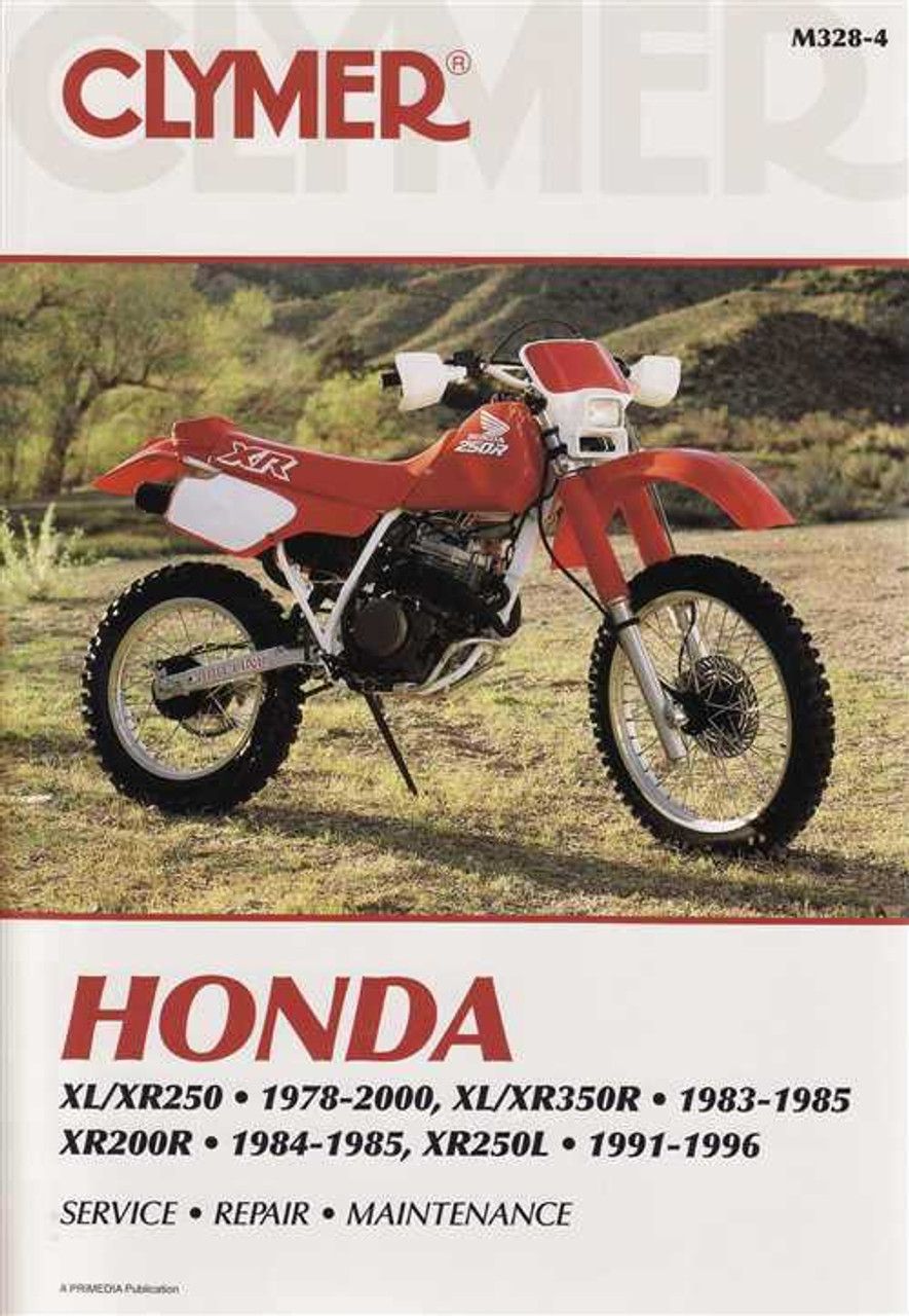 Honda Xl250 Xr250 Xl350r Xr350r Xr0r Xr250l 1978 00 Workshop Manual