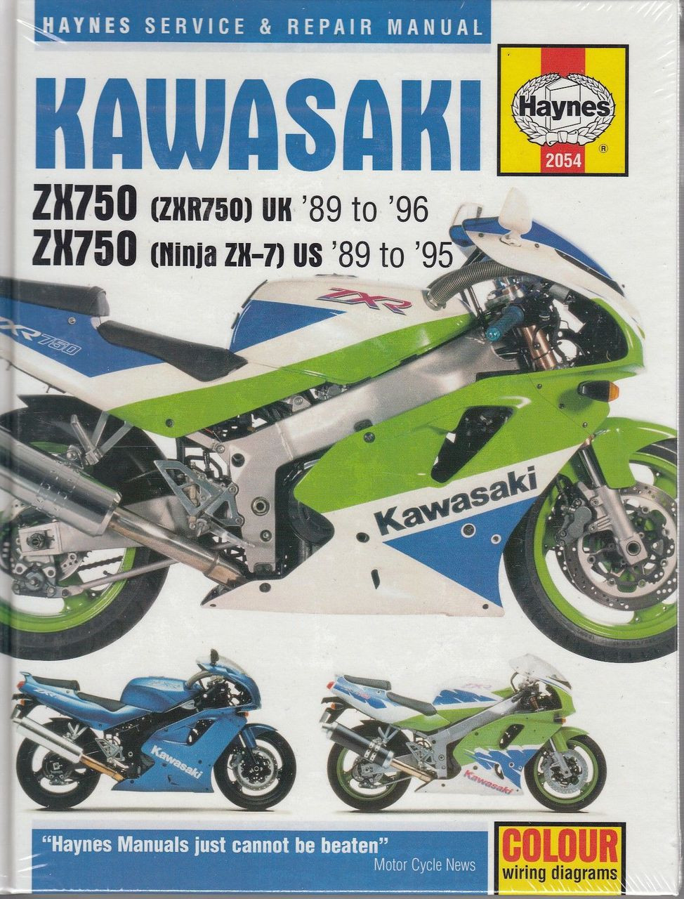 CLYMER 1991-1995 Kawasaki ZX750 Ninja ZX-7 REPAIR MANUAL M469 