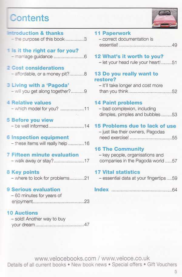 Mercedes-Benz (Pagoda) 230SL, 250SL, 280SL W113 : The Essential