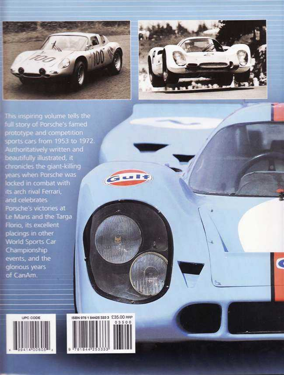 Porsche - The Sports Racing Cars 1953 - 72