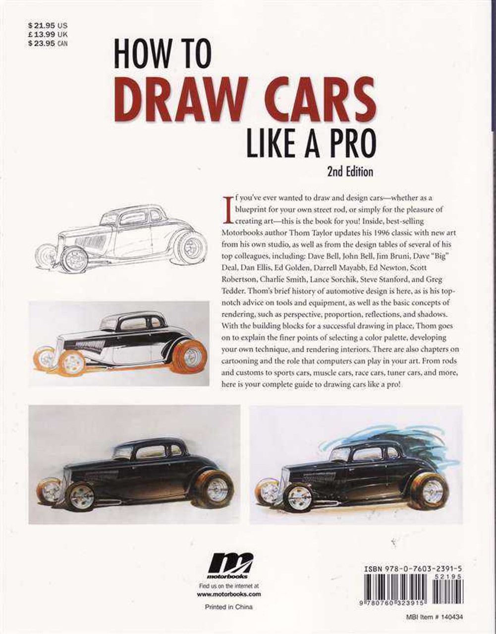 How to Draw Cars Like a Pro (2nd Edition)