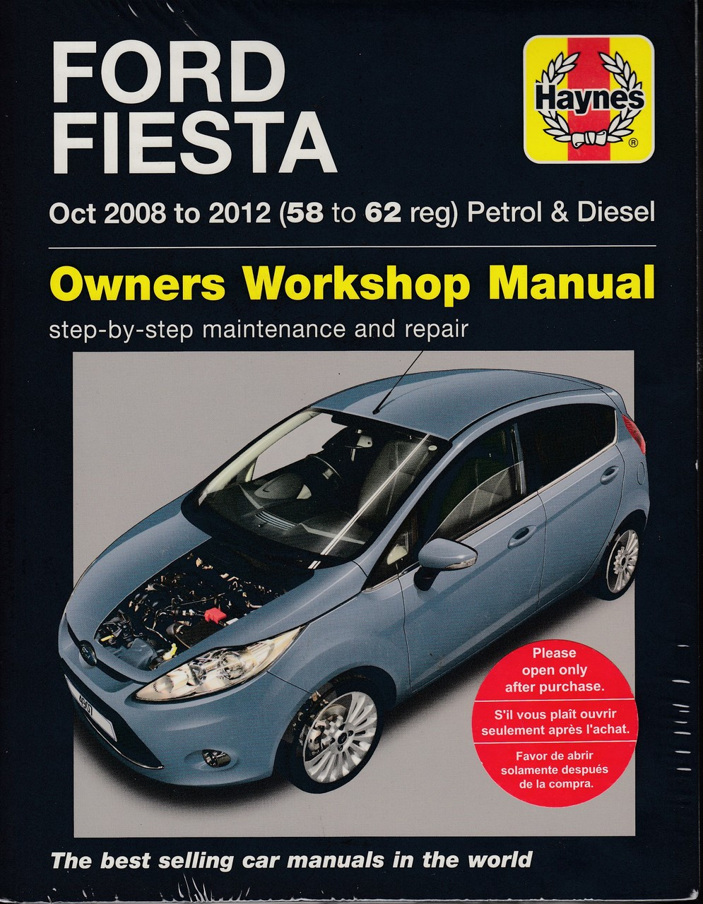 Ford Fiesta Petrol Diesel 2008 2012 Haynes Repair Manual
