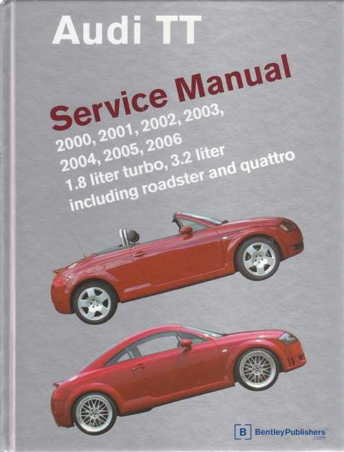 Audi TT 1.8L turbo, 3.2L petrol 2000 - 2006 Workshop Manual