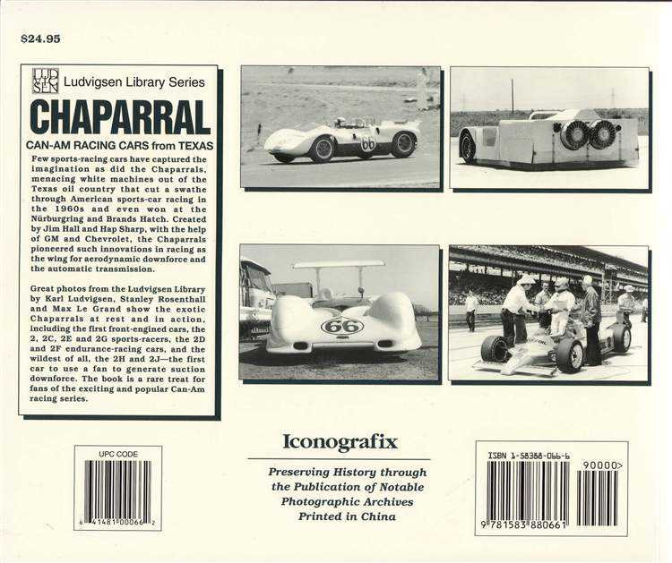 Chaparral CanAm Racing Cars from Texas