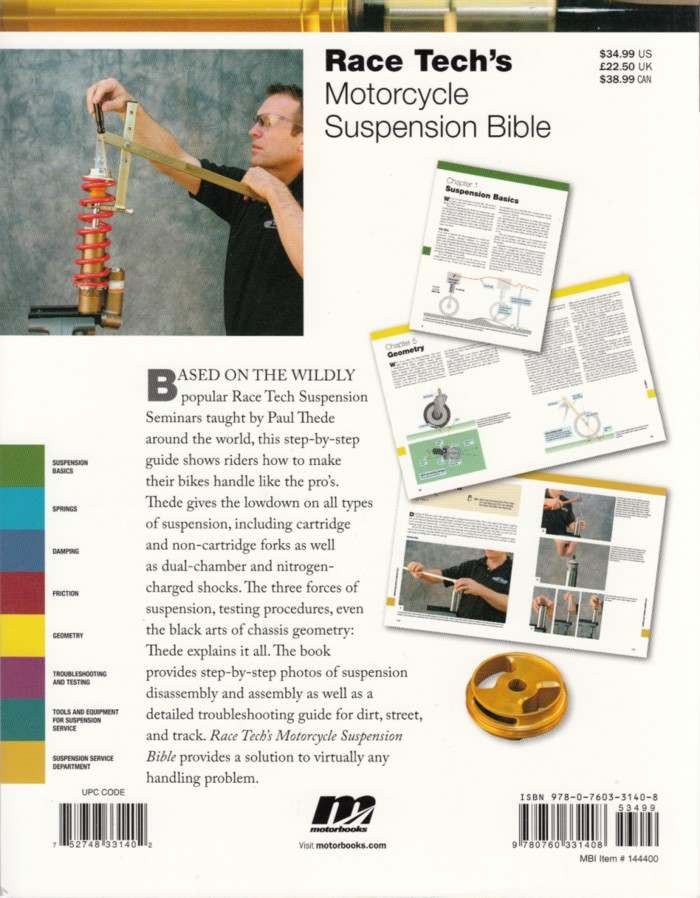 Race Tech's Motorcycle Suspension Bible (Paul Thede, Lee Parks)