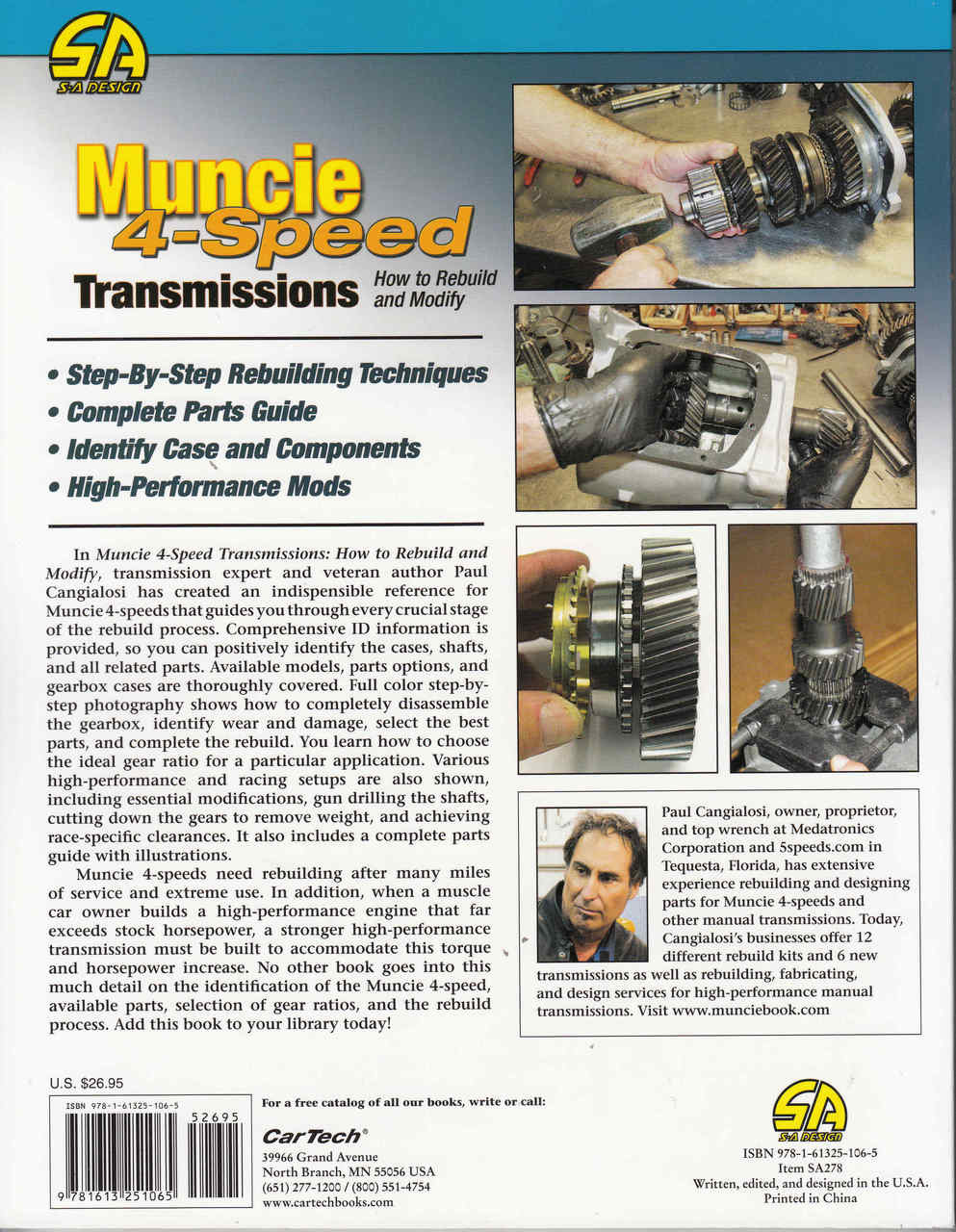 Muncie 4 Speed Transmissions How to Rebuild and Modif