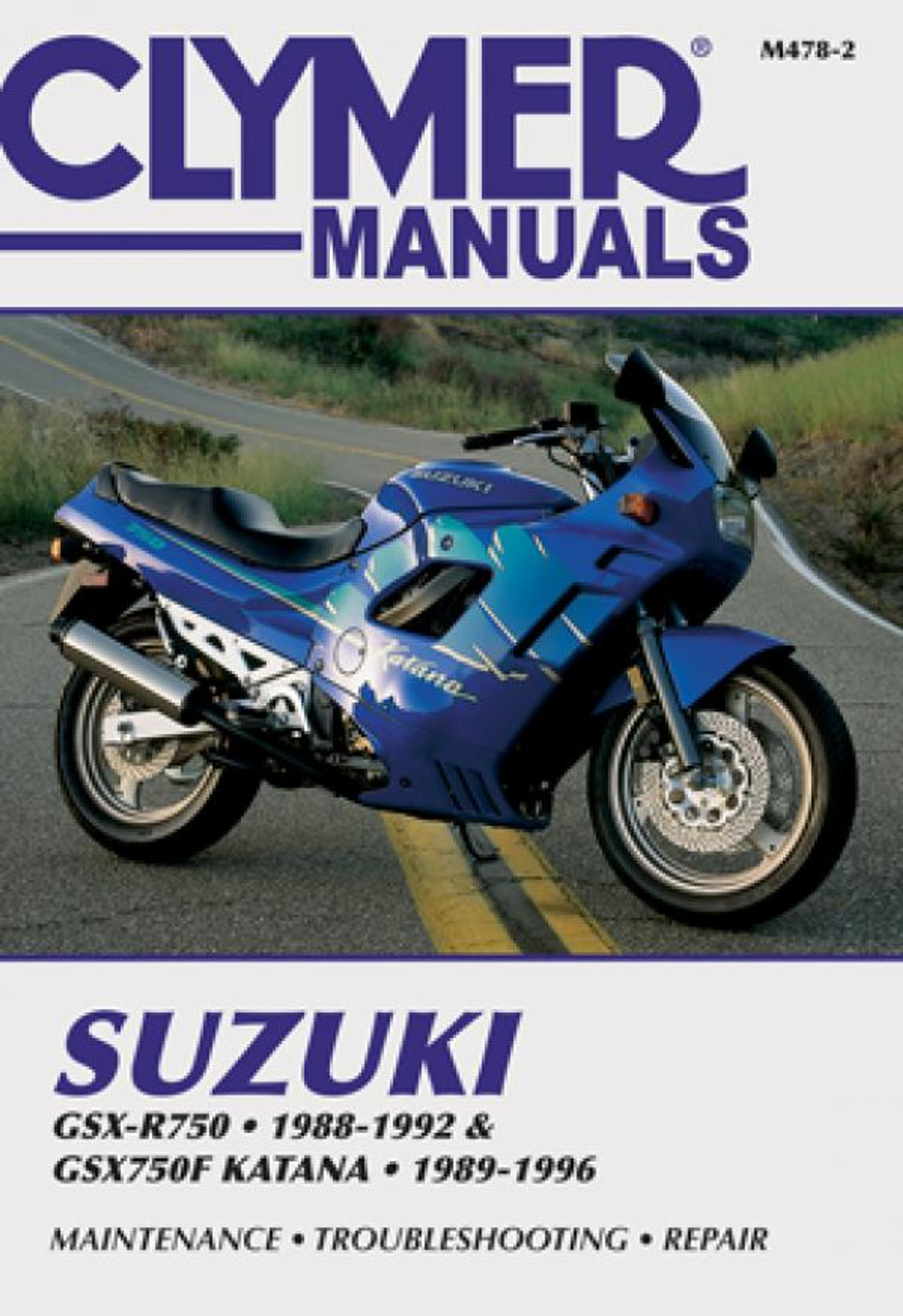Suzuki GSX-R, GSX-F Katanas 1988 - 1996 Workshop Manual