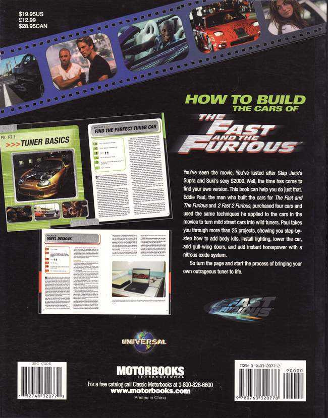 How To Build The Cars Of The Fast and The Furious