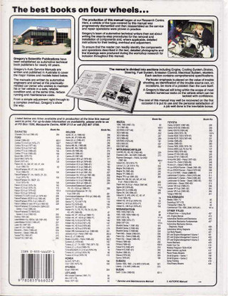 Nissan Skyline 1986 - 1991 Workshop Manual