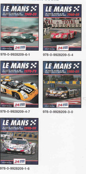 Le Mans 1980 - 1989 The Official History of The World's Greatest Motor Race - covers